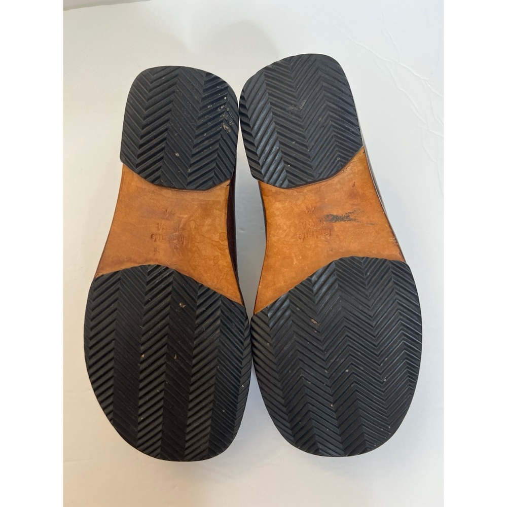 CYDWOQ Curve Cognac Brown Leather Lace-up Shoes Sz 7.5 (41) - Picture 11 of 12